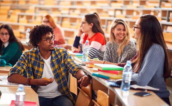 Students Talking